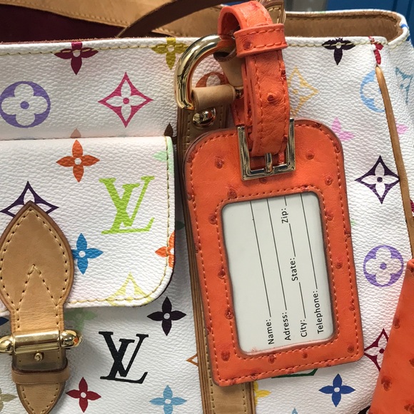 Neiman Marcus Handbags - Auth Ostrich leather Bag tag and Passport Cover❣️